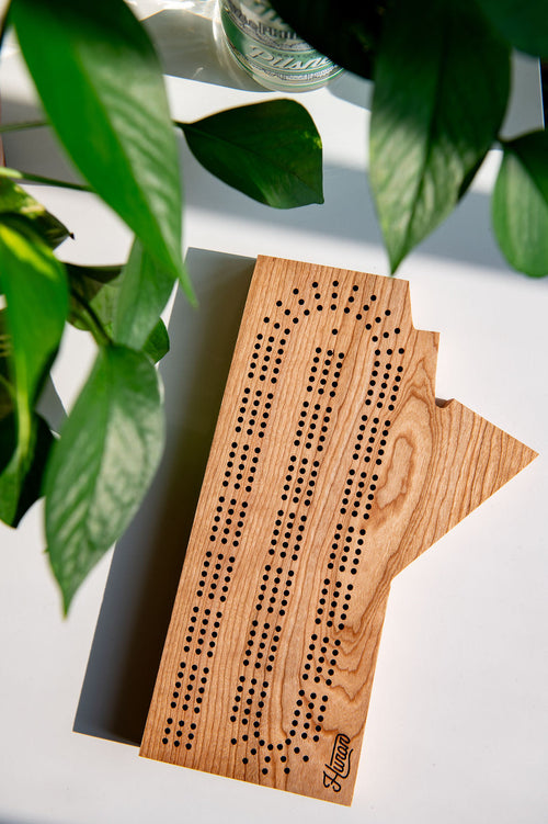 EXCLUSIVE RUN Manitoba Crib Board -LIMITED EDITION CHERRY