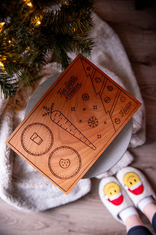 Santa Charcuterie Board