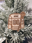 Custom Lacrosse Jersey Ornament