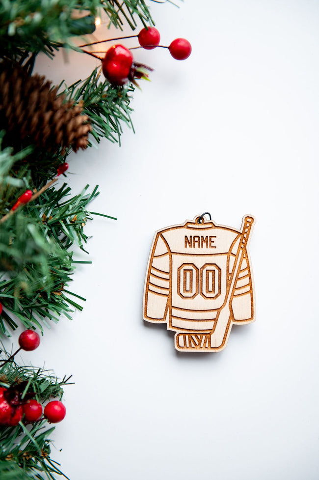 Custom Hockey Jersey Ornament or Magnet