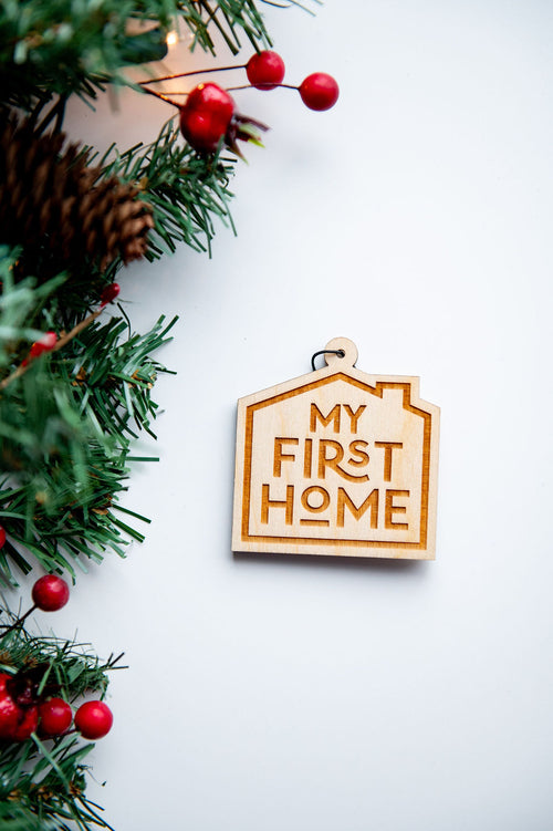 My/Our First Home Ornaments - House