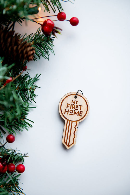 My/Our First Home Ornaments - Key