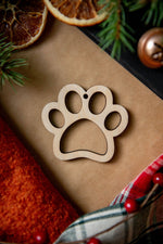 Pet Paw Ornament
