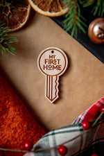 My/Our First Home Ornaments - Key