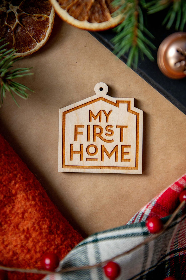 My/Our First Home Ornaments - House