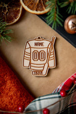 Custom Hockey Jersey Ornament or Magnet