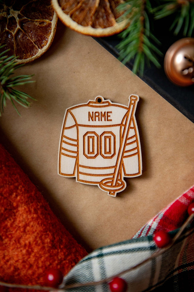 Custom Ringette Jersey Ornament or Magnet