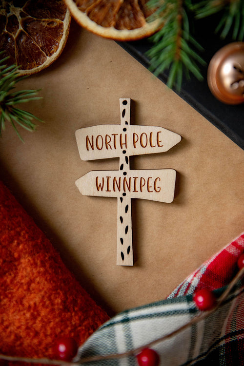 North Pole to Town Ornaments