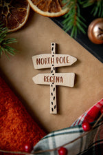 North Pole to Town Ornaments