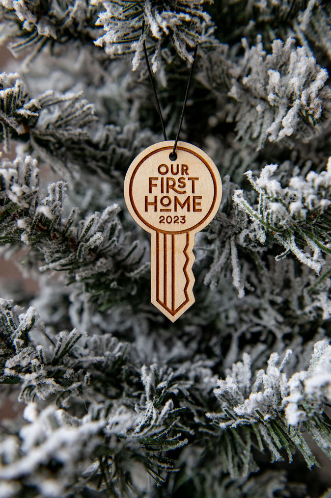 My/Our First Home Ornaments - Key