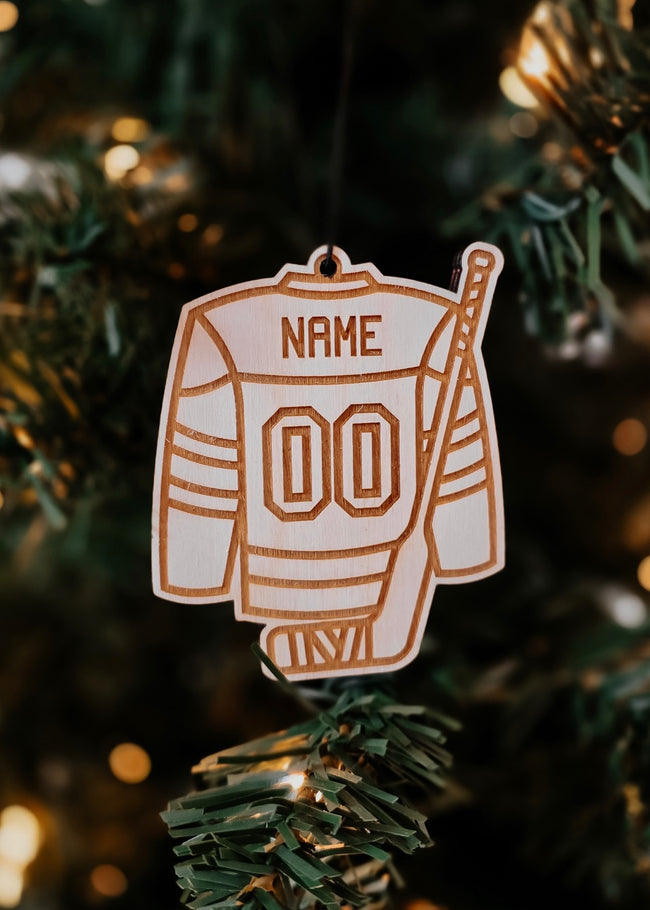 Custom Hockey Jersey Ornament or Magnet